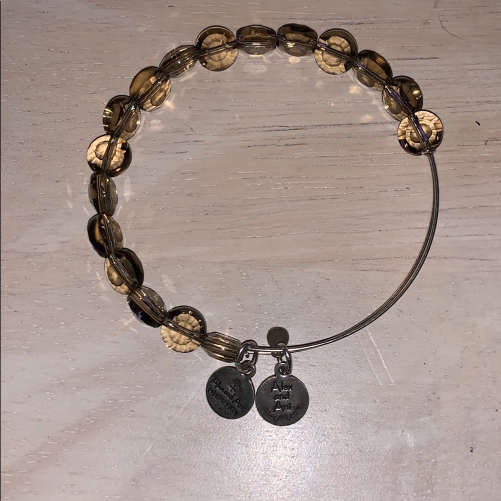 Grey transparent bead bracelet Alex and ani